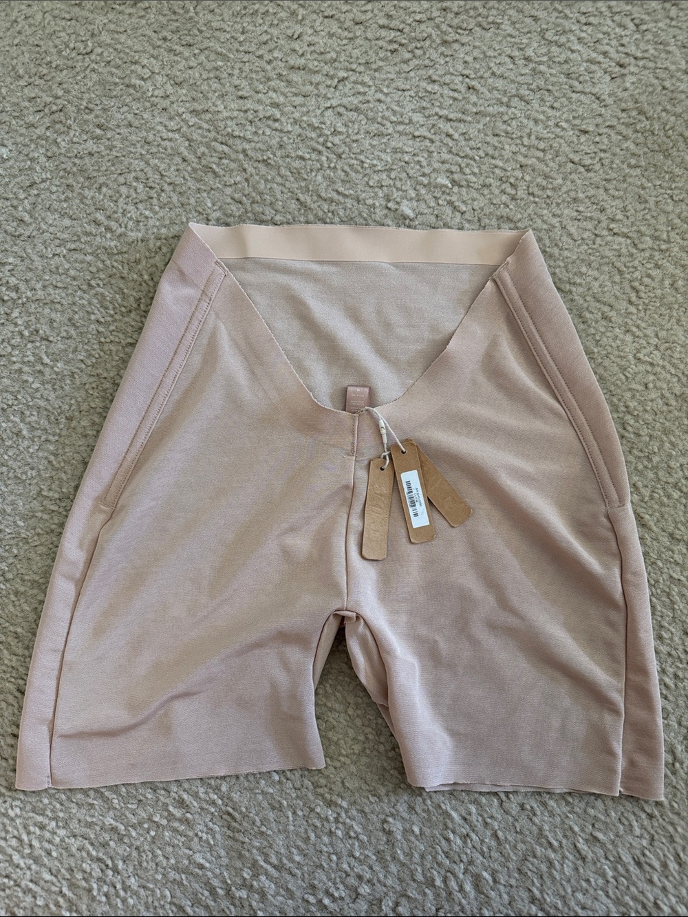 SKIMS High Waist Shorts in Light Blush
